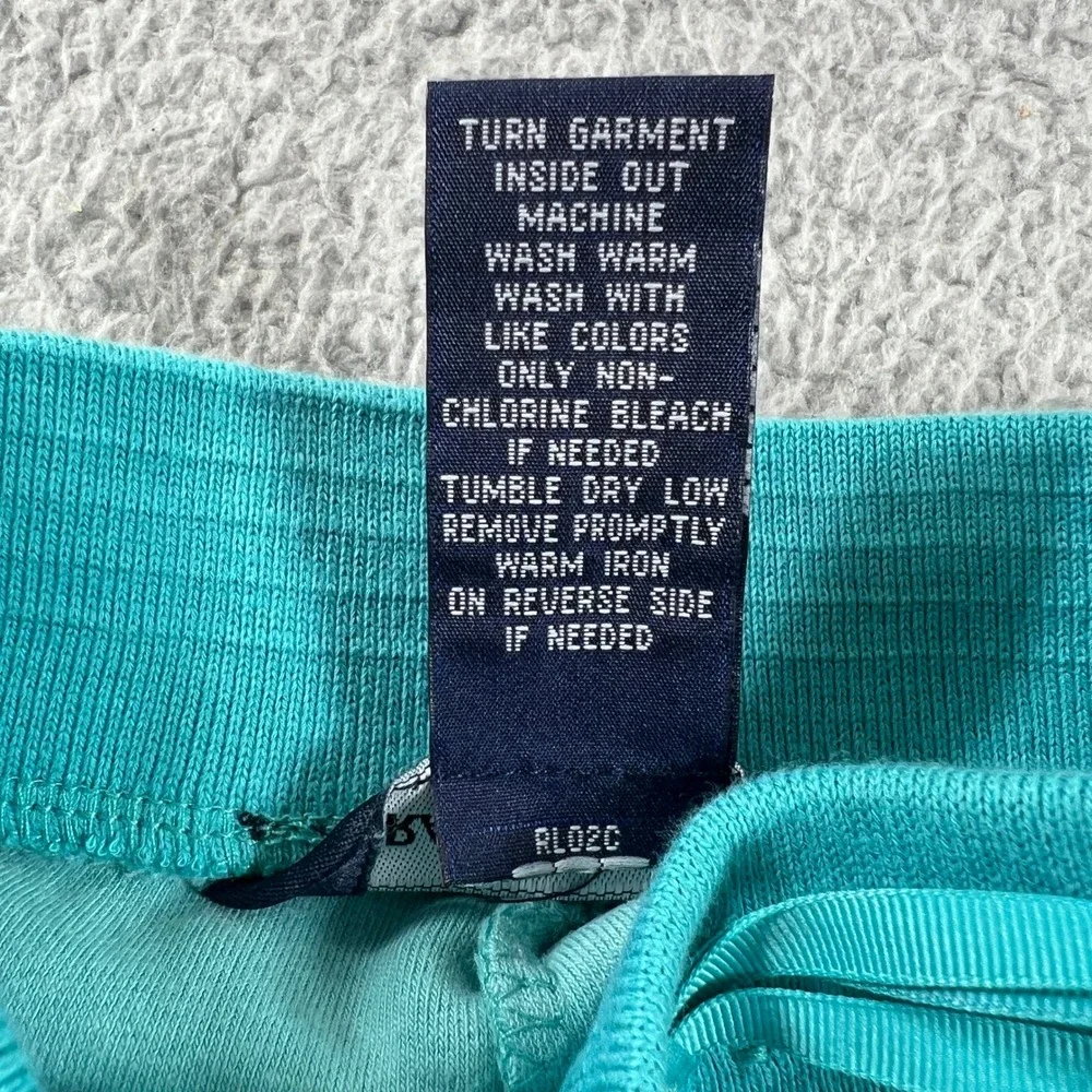 Ralph‎ Lauren Tracksuit Girls 12M Turquoise Velour Hoodie and Pants Set Vintage